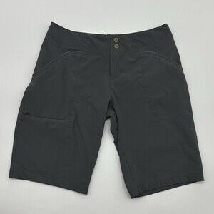 Mountain Hardwear La Strada Women’s Size 4 Gray Nylon Outdoor Hiking Shorts